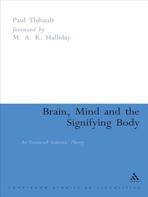 cover image of Brain, Mind and the Signifying Body